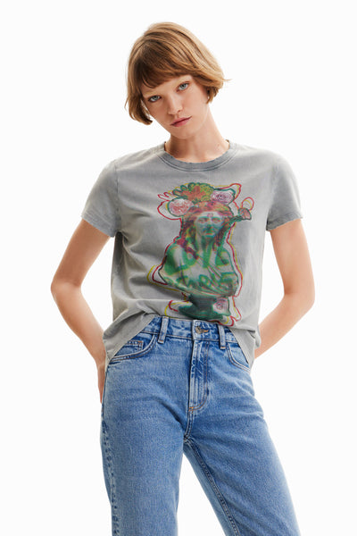 Desigual Short-Sleeve Bust T-shirt