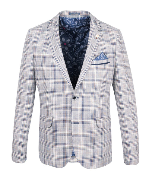 Guide London Grey and Navy details Jacket