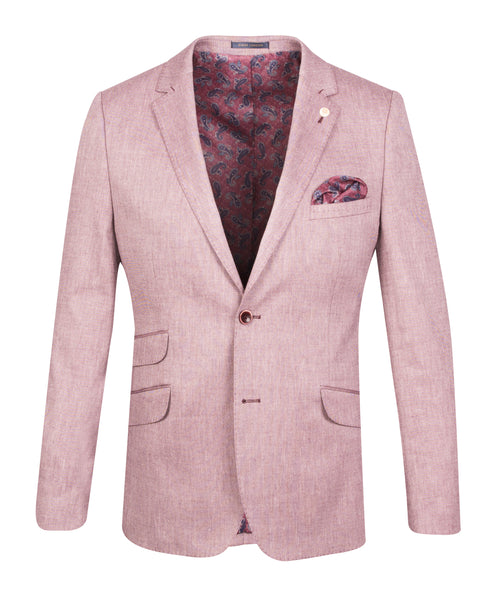 Guide London Pink Jacket with Stitched Details