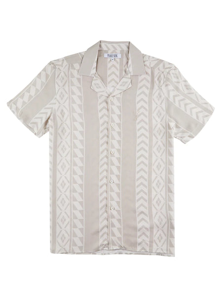 Pearly King Regular Fit Kobe Clay Resort Short Sleeve Shirt