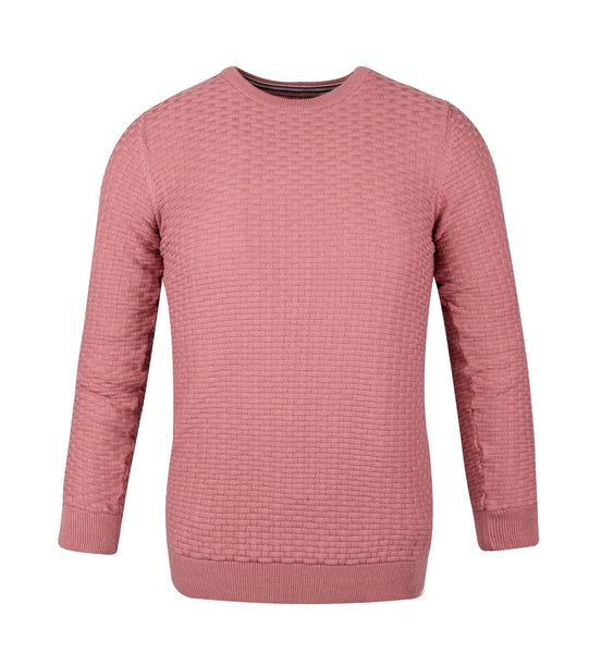 Guide London Blush Knitted Crew Neck
