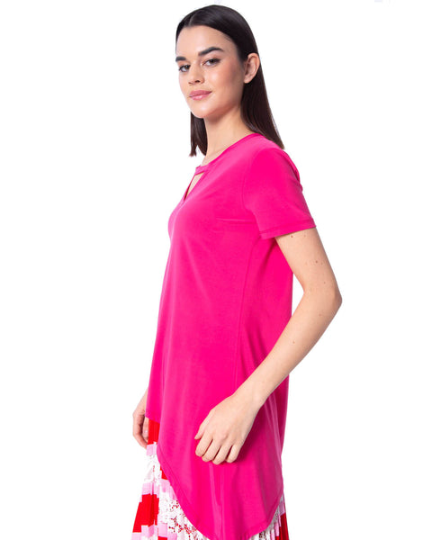 Silvian Heach Pink Short Sleeve Top