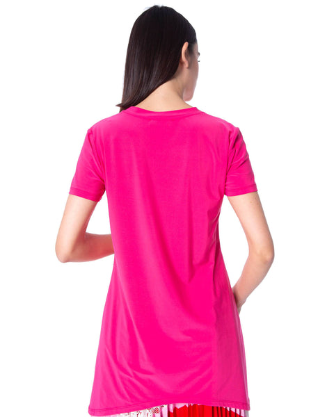 Silvian Heach Pink Short Sleeve Top