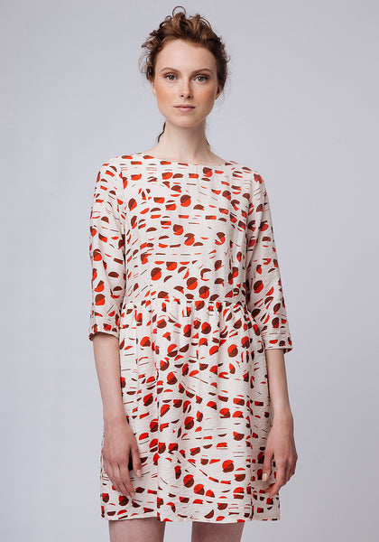 Compania Fantastica Geometric Pattern Dress