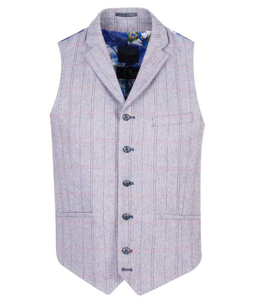 Guide London Waistcoat with Light Check