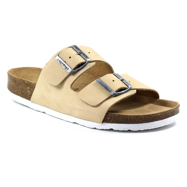 Lazy Dogz Beige 'Rocco' Sandals